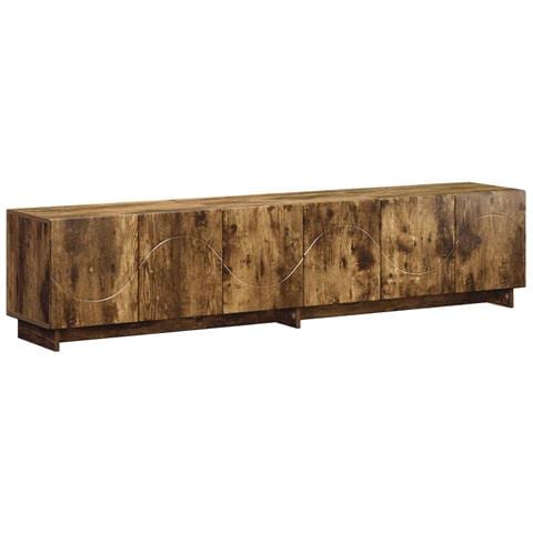 Supporto TV 179.5 x 34.5 x 40 cm Rovere Fumo - Foto 1