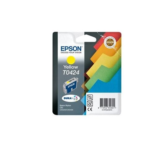 C13T04244020 Cartuccia Ink Originale Gialla per Stylus C82 / CX5200 Capacità 420 Pagine - Foto 2