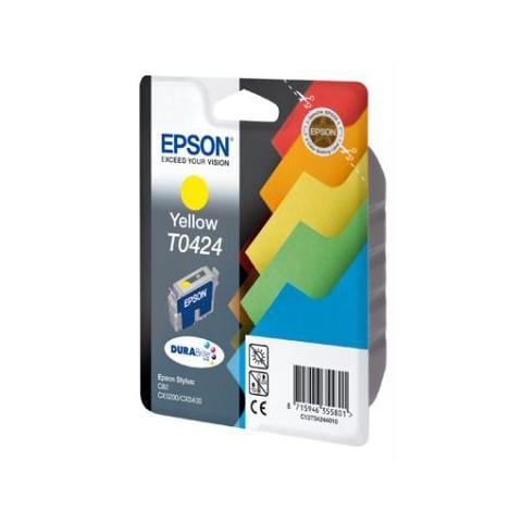 C13T04244020 Cartuccia Ink Originale Gialla per Stylus C82 / CX5200 Capacità 420 Pagine - Foto 1