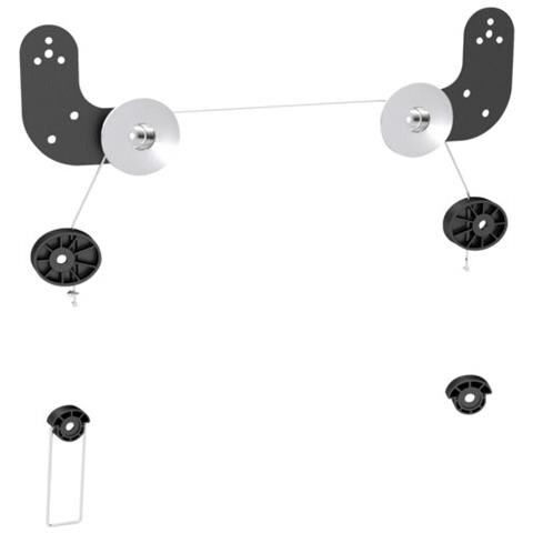 MultiSlim 60-6060 Supporto a Parete per Schermi LED / LCD / PLASMA 23-36'' Portata Max 50Kg  - Foto 3