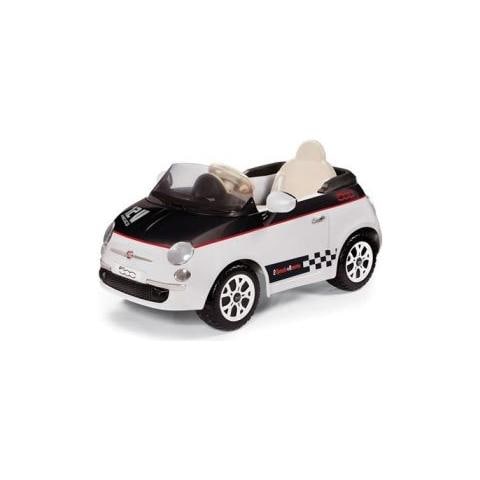Auto Elettrica Fiat 500 Bianca-Nera da 12V - Foto 12