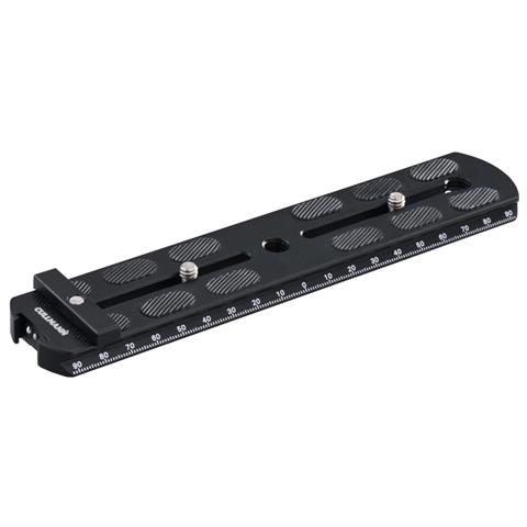 Piastra a Sgancio Rapido 3.8 x 20 x 1 cm Nero 40398-EU - Foto 1