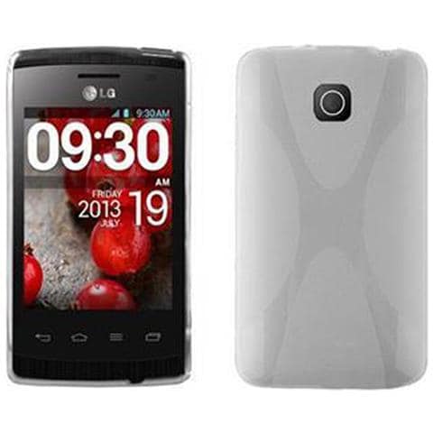 Custodia Compatibile Con Lg Optimus L1 (2.gen.) In Magnesio Bianco - Coperchio Protettivo In Silicone Tpu Flessibile - Foto 3