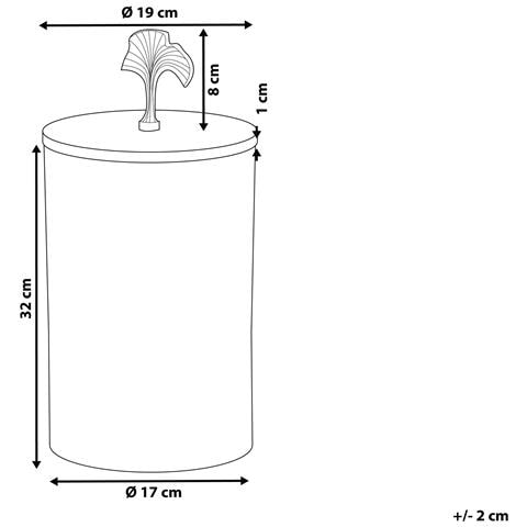 Recipiente Aswan Metallo Oro - Foto 14