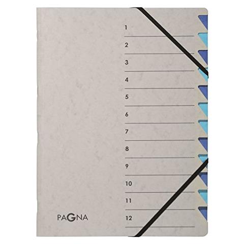 Cartellina 7 scomparti Easy Grey 12 Pezzi Blau - Foto 1