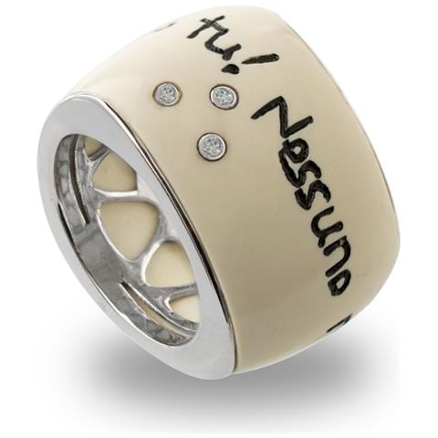 Gioielleria Dm6tax39b-b16. Anello, Colore Bianco. Donna. - In ordine - Foto 2