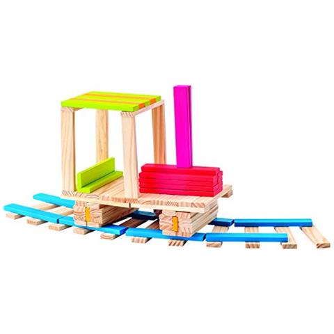 Mattoni In Legno Colorati Ema12 X 2,5 Cm200 Pezzimulticolore - Foto 2