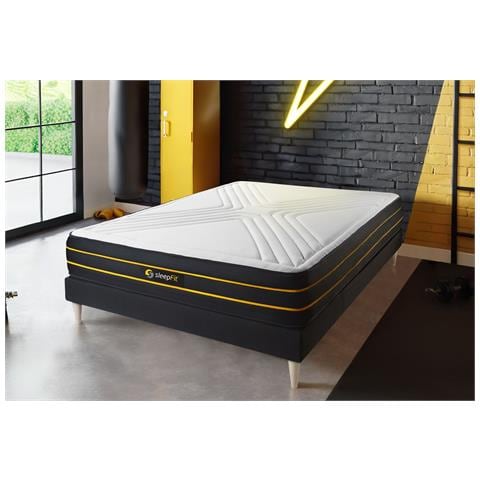 Kit Rete E Materasso Matrimoniale Ultra 140x210cm - Spessore : 26cm - Memory Foam E Micro-molle Insacchettate - Bilanciato - Foto 1