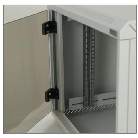 Wandverteiler Delta 4s 4he 600bx395tx280h - Ral 7035 Lgr, Schliessbare 4mm Sicherheitsglastuer - Belastung Bei 4-6he Max 25kg (906404)  - Foto 3