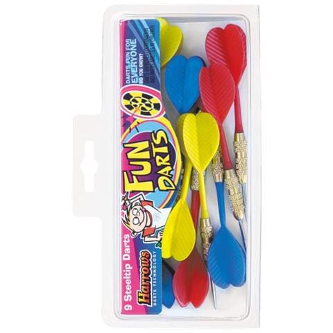 Pack Frecette Harrows Fun Darts Laton 2ba 4mm Set Di Punta In Acciaio 9pc. - Foto 2