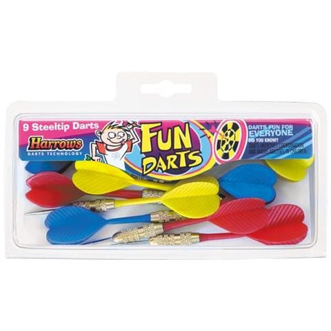 Pack Frecette Harrows Fun Darts Laton 2ba 4mm Set Di Punta In Acciaio 9pc. - Foto 1