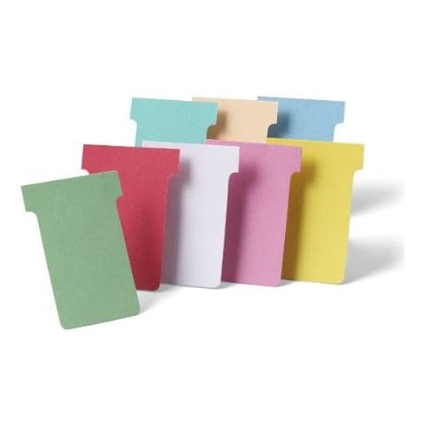 Schede a T Indice 4 rosso (100)  - Foto 1