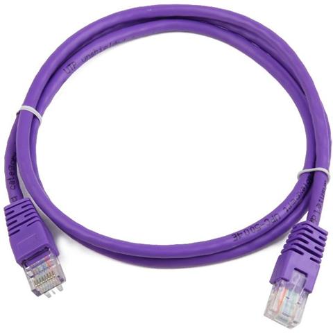RJ45 / RJ45 Cat5e 0.5m, RJ-45, RJ-45, Maschio / maschio, Oro, Cat5e, U / UTP (UTP) - Foto 1