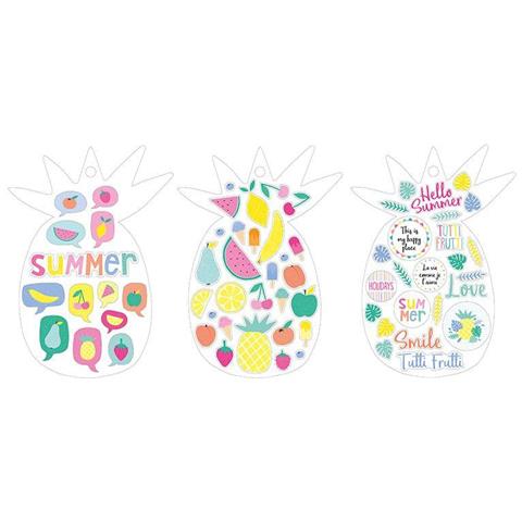 3 X 4 Fogli Di Adesivi Tutti Frutti - Foto 1