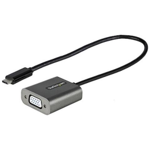 Adattatore USB C VGA - Adattatore Dongle da USB Type-C a VGA 1080p - Convertitore video da USB-C (modalità DP Alt) a monitor /display VGA - Compatibile con Thunderbolt 3 - Cavo lungo 30 cm - Foto 1