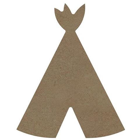 Tepee Di Legno Mdf Da Decorare - 15 Cm - Foto 1