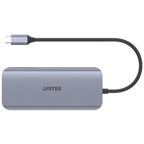 D1026B replicatore di porte e docking station per laptop USB 3.2 Gen 1 (3.1 Gen 1) Type-C Grigio - Foto 2