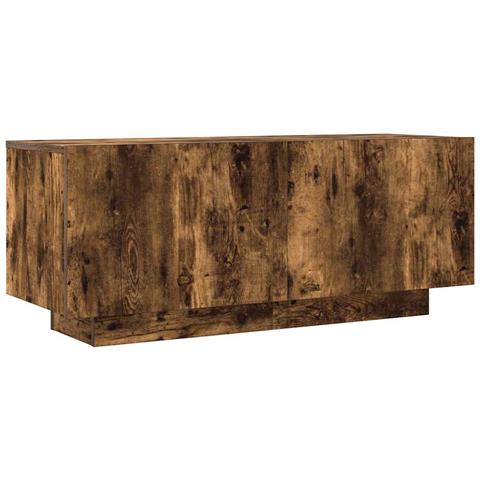 Mobile TV Rovere Fumo 100x35x40 cm in Legno Multistrato - Foto 1