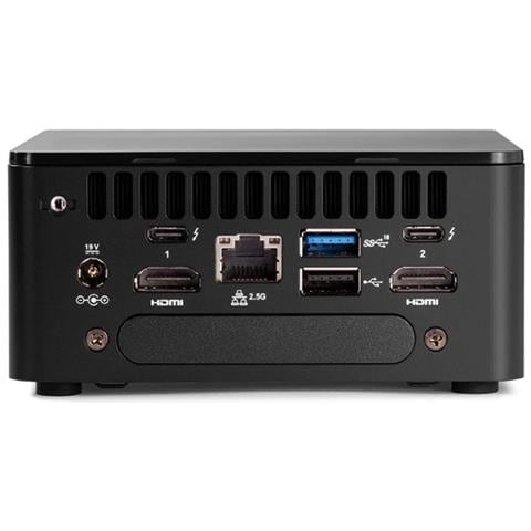 Barebone NUC 12 Pro Kit NUC12WSHi5 Core i5-1240P Dodeca Core No Ram No SSD 3x USB 3.2 S. O. Non Incluso - Foto 2