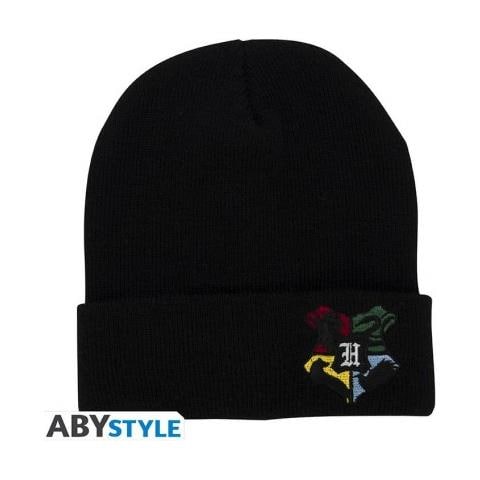 Harry Potter Beanie Hogwarts - Berretto Nero Con Emblema Di Hogwarts - - Foto 1