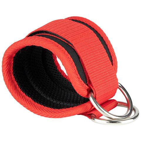 Cinturino Alla Caviglia Per L'allenamento Della Forza Con Macchine Via Cavo Rosso - Foto 1