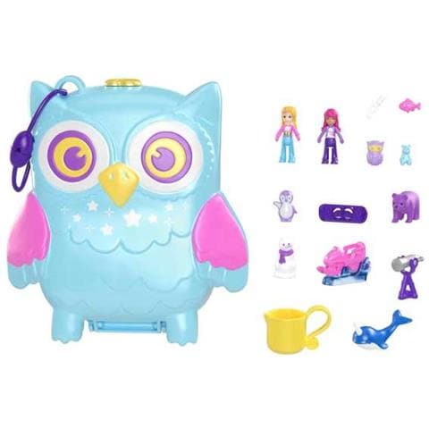 Polly Pocket - Cofanetto Gufetto Pigiama Party Invernale - Foto 1