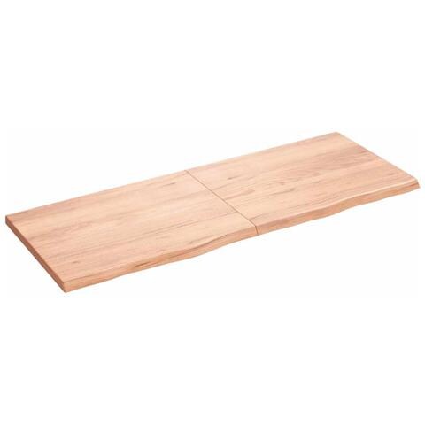 Ripiano Muro Marrone 160x60x (2-4) cm Massello Rovere Trattato - Foto 1