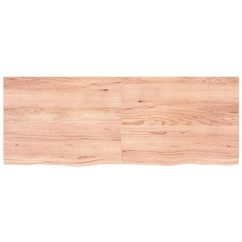 Ripiano Muro Marrone 160x60x (2-4) cm Massello Rovere Trattato - Foto 9