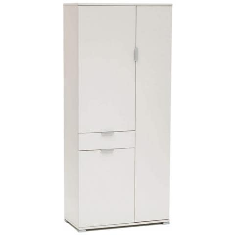 Armadio Con 3 Ante E 1 Cassetto Bianco - Foto 1