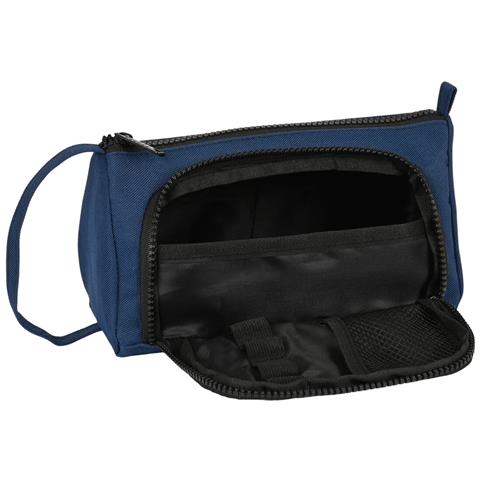 Astuccio Scuola Urban Nero Blu Marino (20 X 11 X 8.5 Cm) - Foto 2