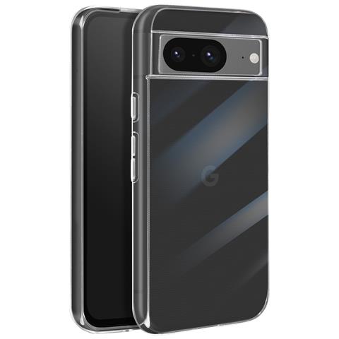 Cover In Silicone Flessibile Per Google Pixel 8, Trasparente - Foto 5