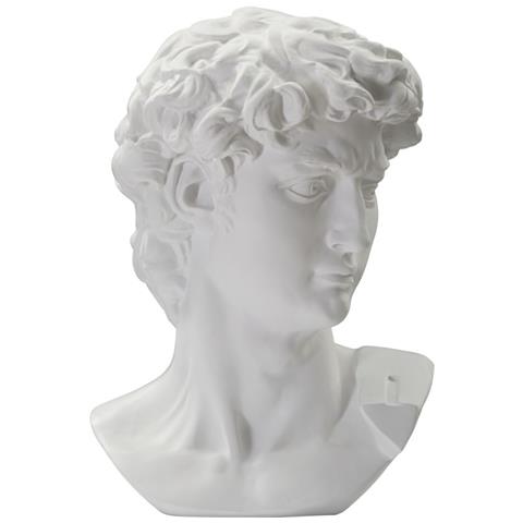 Scultura Testa Antica Bianca Cm 44x35,5x60 - Foto 1