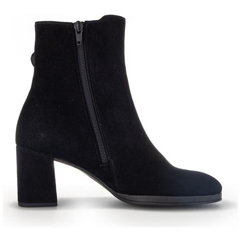 Black Casual Closed Booties Stivaletti Pelle Scamosciata /nabuk Scarpe Donna Nero Eu 37, 35692-17 - Foto 2