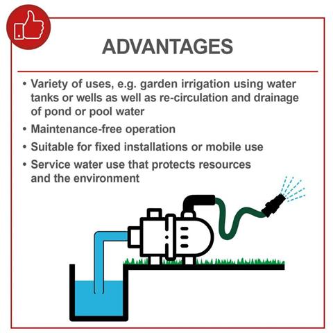 Elettropompa Da Giardino 1300 W 4.8 Bar 6000 L/h Gp1400jet - Foto 8