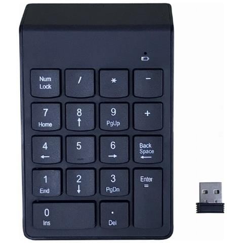 KPD-W-02 tastierino numerico Laptop /PC Bluetooth Nero - Foto 1