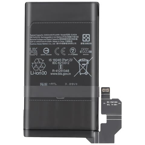Batteria Interna Pixel 8 Pro 5050mah Modello Gukd8, Nero - Foto 1