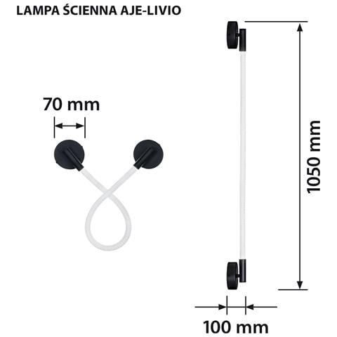 Lampada da parete a LED AJE-LIVIO NW - Foto 2