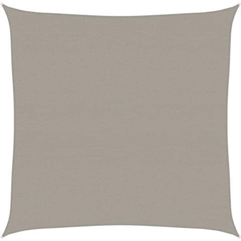 Vela Parasole 160 G/m Quadrata Grigio Chiaro 4x4 M In Hdpe - Foto 2