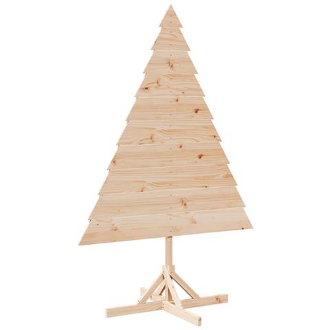 Albero Di Natale Decorativo In Legno 180 Cm In Legno Massello - Foto 2