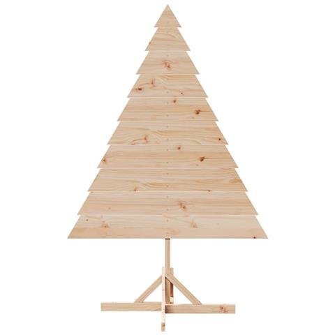 Albero Di Natale Decorativo In Legno 180 Cm In Legno Massello - Foto 3