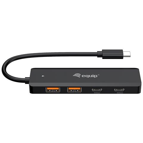 128966 hub di interfaccia USB 3.2 Gen 2 (3.1 Gen 2) Type-C 10000 Mbit /s Nero - Foto 2