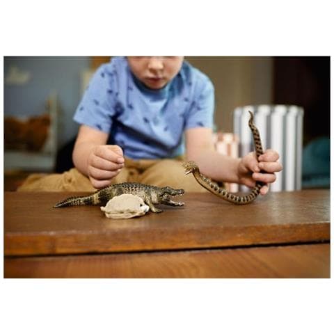 Cofanetto Duel Aligator /anaconda, Figurine Di Animali Selvatici, 42559 Wild Life, Per Bambini Dai 3 Anni - Foto 3