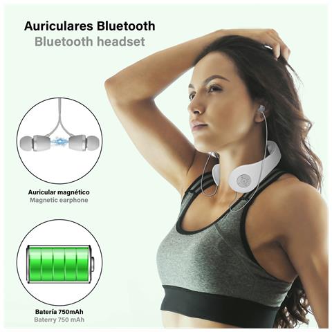 Massaggiatore Per Collo Intelligente Con Cuffie Bluetooth 5.0. - Foto 6