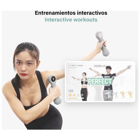 Dumbbell Intelligenti Da 0,5kg, Con Applicazione Di Registrazione. Strumento Di Fitness Intelligente. - Foto 2