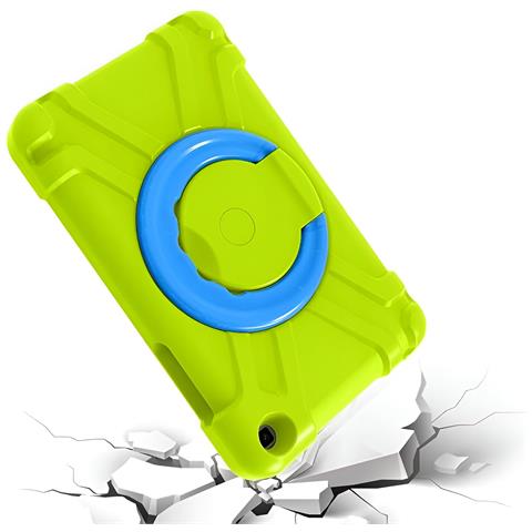 Custodia Protettiva Con Manico Per Samsung Galaxy Tab A 8.0 2019 - Verde Resistente E Elegante! - Foto 3