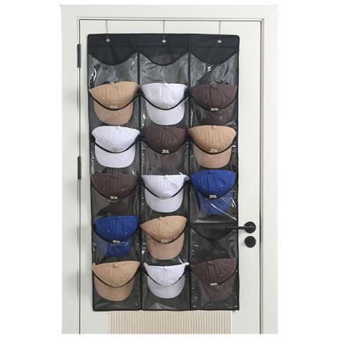 Organizzatore Per Cappellini Da Baseball A 6 Strati - Porta Cappelli Salvaspazio Black - Foto 2