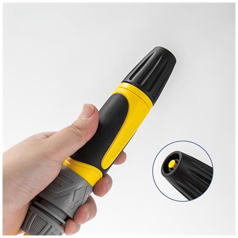 Pistola Ad Acqua A Iniezione Diretta Rivestita Di Giallo Brillante Per La Pulizia - Foto 4