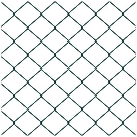 Recinzione in rete metallica con 13 picchetti 1x25 m Acciaio zincato - Foto 9