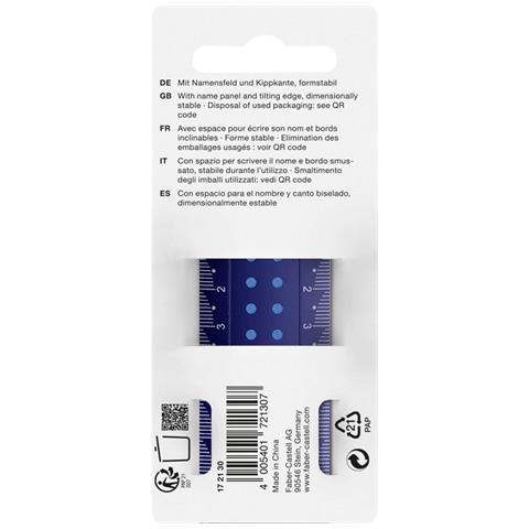 172130 righello Righello da scrivania 300 mm Colori assortiti 1 pz - Foto 1