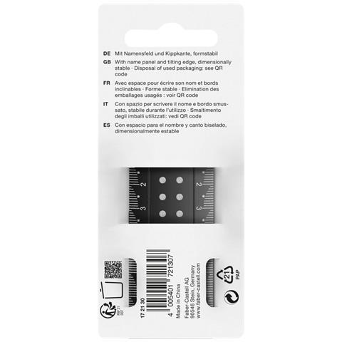 172130 righello Righello da scrivania 300 mm Colori assortiti 1 pz - Foto 2